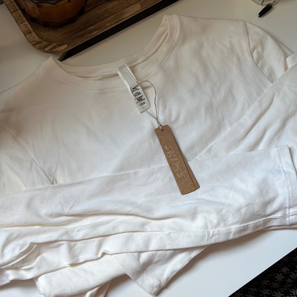 SKIMS Cotton Jersey Longsleeve - Marble